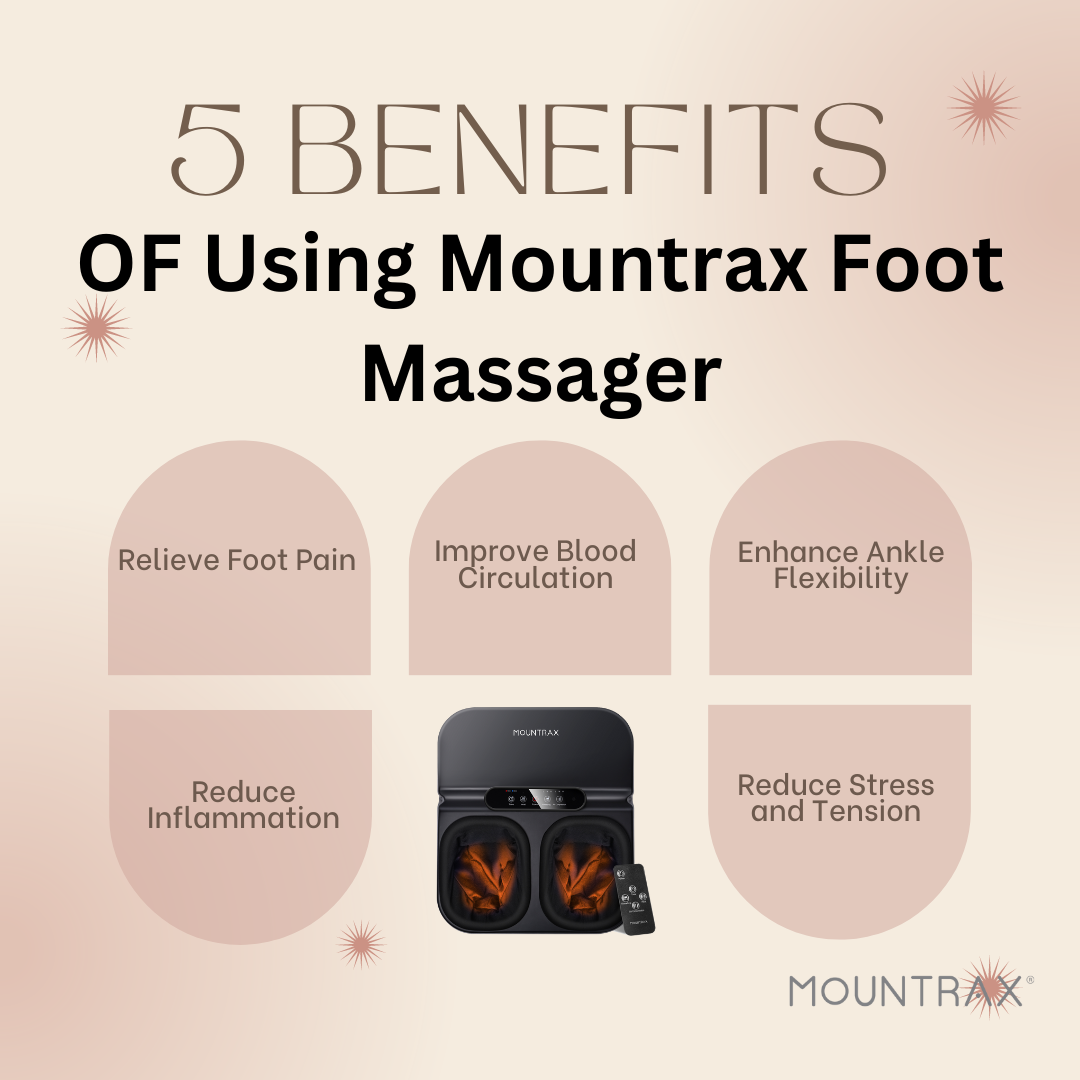 Top 5 Benefits of Using MOUNTRAX Foot Massager