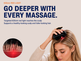 MOUNTRAX Cordless Scalp & Head Massager — 12 Interchangeable Heads for Deep Tissue Scalp Relaxation