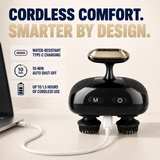 MOUNTRAX Cordless Scalp & Head Massager — 12 Interchangeable Heads for Deep Tissue Scalp Relaxation