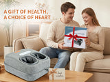 MOUNTRAX Foot Massager with Heat — Deep Shiatsu Kneading & Air Compression Relief for Plantar Fasciitis, Foot Pain & Improve Circulation