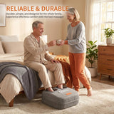 MOUNTRAX Foot Massager with Heat — Deep Shiatsu Kneading & Air Compression Relief for Plantar Fasciitis, Foot Pain & Improve Circulation