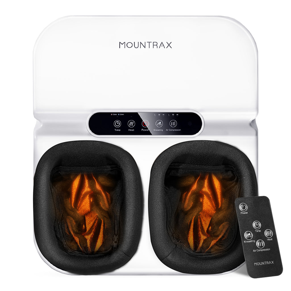 MOUNTRAX Foot Massager with Heat and Remote Fits Feet Up to Men Size 12 –  Mountrax