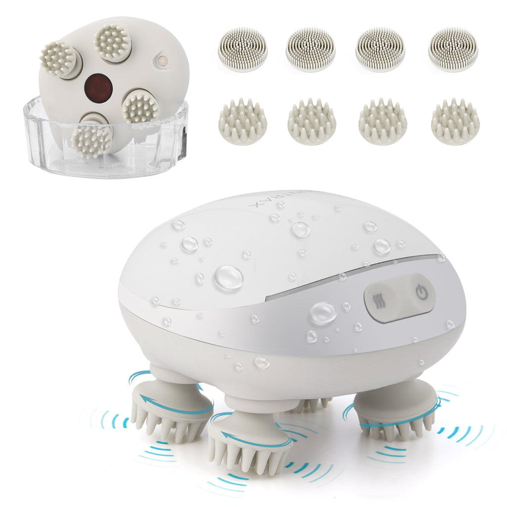 Smart Scalp Massager with Vibration, Heating Function and Red Light Mountrax Smart Scalp Massager with Vibration, Heating Function and Red Light Mountrax